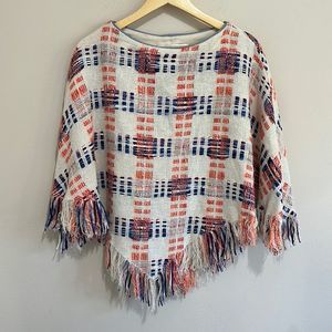 Recreo San Miguel Cream Multicolor Poncho